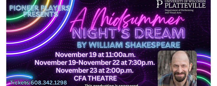 American Players Theatre's Tim Gittings to Guest Star with Pioneer Players in this Fall's Shakespeare Classic